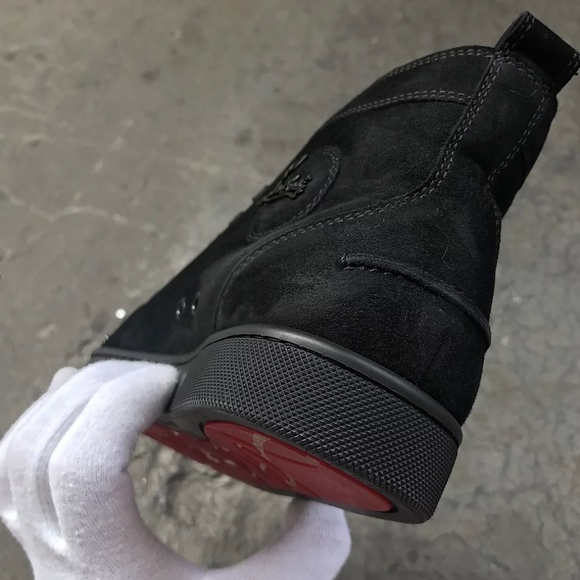 christian louboutin Hightops Cloth Half spikes - Picture 5 of 7